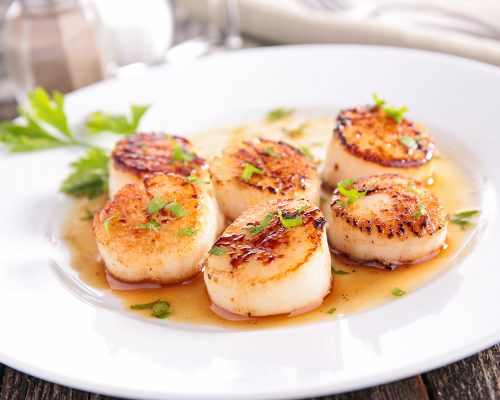 scallop asparagus cream pasta